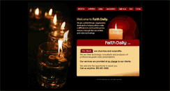 Desktop Screenshot of faithdaily.com